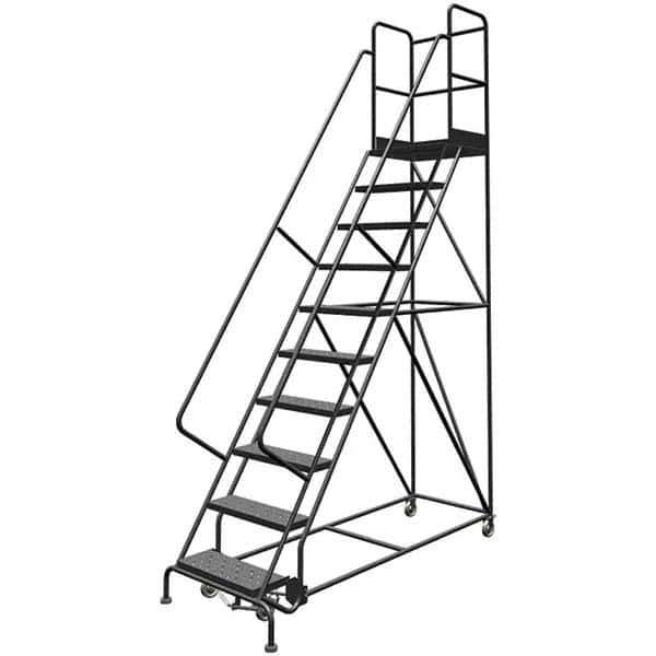 TRI-ARC - Rolling & Wall Mounted Ladders & Platforms Type: Rolling Warehouse Ladder Style: Rolling Platform Ladder - Eagle Tool & Supply