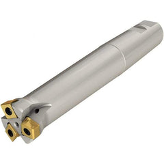 Iscar - 1-1/4" Cut Diam, 0.118" Max Depth of Cut, 1" Shank Diam, Indexable Plunge End Mill - Straight Shank, Through Coolant, Series TangPlunge - Eagle Tool & Supply