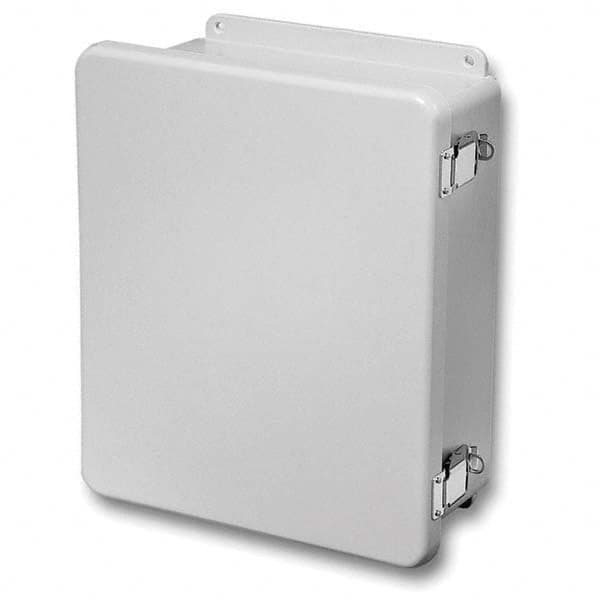 Wiegmann - NEMA 4X Fiberglass Standard Enclosure with Continuous Hinge Cover - Eagle Tool & Supply