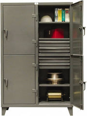 Strong Hold - 4 Door, 2 Tier, Storage Cabinets & Lockers - Eagle Tool & Supply