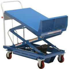 Vestil - 600 Lb Capacity Hydraulic Scissor Tilt Truck - 14" to 35" Lift Height, 36" Platform Length x 24" Platform Width - Eagle Tool & Supply