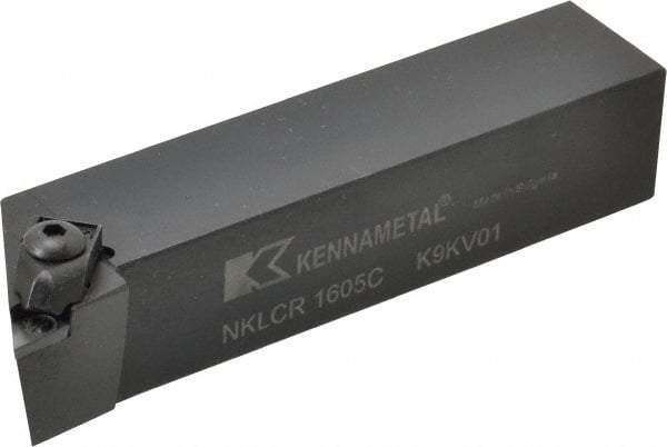 Kennametal - NP.., -5° Lead Angle NKLC External Right Hand Indexable Profiling Toolholder - 25.4mm Shank Height x 25.4mm Shank Width, 5" Long, Steel - Eagle Tool & Supply