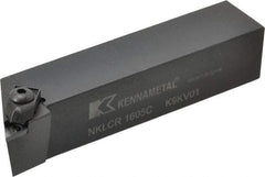 Kennametal - NP.., -5° Lead Angle NKLC External Right Hand Indexable Profiling Toolholder - 25.4mm Shank Height x 25.4mm Shank Width, 5" Long, Steel - Eagle Tool & Supply