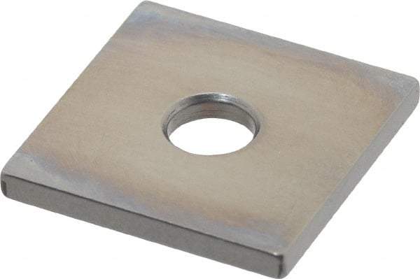 Mitutoyo - 0.1003" Square Steel Gage Block - Accuracy Grade 0, Includes Certificate of Inspection - Eagle Tool & Supply