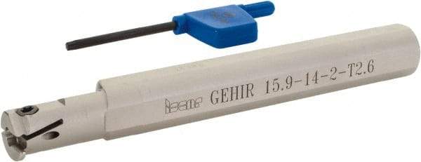 Iscar - GEHI, Internal, Right Hand, 0.102" Max Depth of Cut, 0.075 to 0.095" Groove Width, Indexable Grooving Tool Holder - GEMI.., GEPI.. Insert Compatibility, 5/8" Shank Width, 5" OAL, Through Coolant - Eagle Tool & Supply