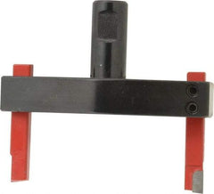 Flexbar - 4" Head, 3/4" Shank Diam, 2 Bits Per Cutter, 3/8" Tool Bit, Fly Cutter - Straight Shank, Bits Included - Eagle Tool & Supply