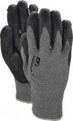 Honeywell - Size XL (10), ANSI Cut Lvl 4, Abrasion Lvl 4, Nitrile Coated Cut Resistant Gloves - Palm & Fingers Coated, HPPE/Stainless Steel Blend Lining, Knit Wrist, Gray/Gray, Paired - Eagle Tool & Supply