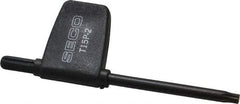 Seco - T15P Torx Plus Drive, Key and Driver for Indexable Tools - Compatible with Anvil Screws - Eagle Tool & Supply