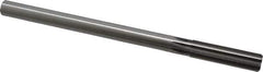Made in USA - 39/64" High Speed Steel 8 Flute Chucking Reamer - Straight Flute, 0.5615" Straight Shank, 2-1/4" Flute Length, 9" OAL - Eagle Tool & Supply