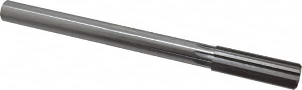 Made in USA - 55/64" High Speed Steel 8 Flute Chucking Reamer - Eagle Tool & Supply