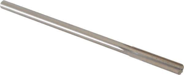 Made in USA - 0.3475" High Speed Steel 6 Flute Chucking Reamer - Straight Flute, 0.2792" Straight Shank, 1-1/2" Flute Length, 6" OAL - Eagle Tool & Supply