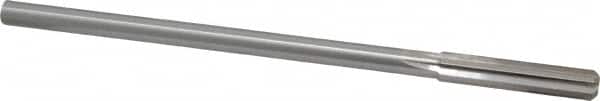 Made in USA - 0.3735" High Speed Steel 6 Flute Chucking Reamer - Eagle Tool & Supply