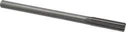 Made in USA - 0.6255" High Speed Steel 8 Flute Chucking Reamer - Straight Flute, 0.5615" Straight Shank, 2-1/4" Flute Length, 9" OAL - Eagle Tool & Supply