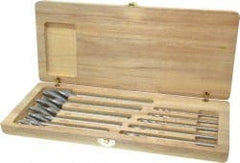 Made in USA - #10 to #4 Wire Socket Head Cap Screw Compatible, High Speed Steel, Solid Pilot Counterbore Set - Eagle Tool & Supply
