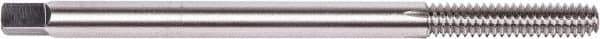 Union Butterfield - #10-32 UNF 2B H4 Thread Limit Bottoming Thread Forming Tap - High Speed Steel, Bright Finish, 4" OAL, 7/8" Thread Length, Right Hand Thread, Series 3306E - Eagle Tool & Supply