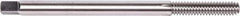 Union Butterfield - #4-40 UNC 2B H3 Thread Limit Bottoming Thread Forming Tap - High Speed Steel, Bright Finish, 4" OAL, 9/16" Thread Length, Right Hand Thread, Series 3306E - Eagle Tool & Supply