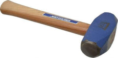 Vaughan Bushnell - 3 Lb Head, 10-1/4" Long Drilling Hammer - 1-9/16" Face Diam, Wood Handle - Eagle Tool & Supply