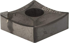 Kennametal - CNMS432 F Grade KD1400 Polycrystalline Diamond (PCD) Turning Insert - 80° Diamond, 1/2" Inscr Circle, 3/16" Thick, 1/32" Corner Radius - Eagle Tool & Supply