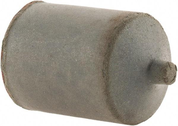 Cratex - 7/8" Max Diam x 1-1/4" Long, Cone, Rubberized Point - Very Fine Grade, Silicon Carbide, 1/4" Arbor Hole, Unmounted - Eagle Tool & Supply