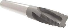 Allied Machine and Engineering - 1/16-27, 1/8-27 NPTF, 0.2343" Cutting Diam, 3 Flute, Solid Carbide Helical Flute Thread Mill - Internal/External Thread, 11.3mm LOC, 58mm OAL, 6mm Shank Diam - Eagle Tool & Supply