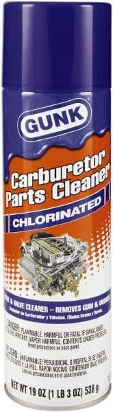 Gunk - Chlorinated Carburetor & Parts Cleaner - 22 oz Aerosol Can - Eagle Tool & Supply