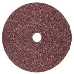 3M - 4-1/2" Diam 7/8" Hole 36+ Grit Fiber Disc - Very Coarse Grade, Ceramic, 13,300 Max RPM, Series 982C - Eagle Tool & Supply