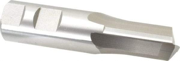 Hertel - 1" Diam, 1-5/8" LOC, 2 Flute High Speed Steel Keyway End Mill - Straight Flute, Uncoated, 1" Shank Diam, 4-1/8" OAL, 0° Helix, Centercutting - Eagle Tool & Supply