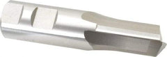 Hertel - 1" Diam, 1-5/8" LOC, 2 Flute High Speed Steel Keyway End Mill - Straight Flute, Uncoated, 1" Shank Diam, 4-1/8" OAL, 0° Helix, Centercutting - Eagle Tool & Supply