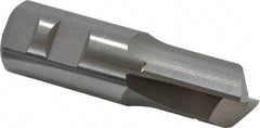 Hertel - 1-1/4" Diam, 1-5/8" LOC, 2 Flute High Speed Steel Keyway End Mill - Straight Flute, Uncoated, 1-1/4" Shank Diam, 4-1/8" OAL, 0° Helix, Centercutting - Eagle Tool & Supply