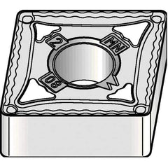 Kennametal - CNMG646 MN Grade KCP25B Carbide Turning Insert - TiOCN Finish, 80° Diamond, 3/4" Inscr Circle, 1/4" Thick, 3/32" Corner Radius - Eagle Tool & Supply