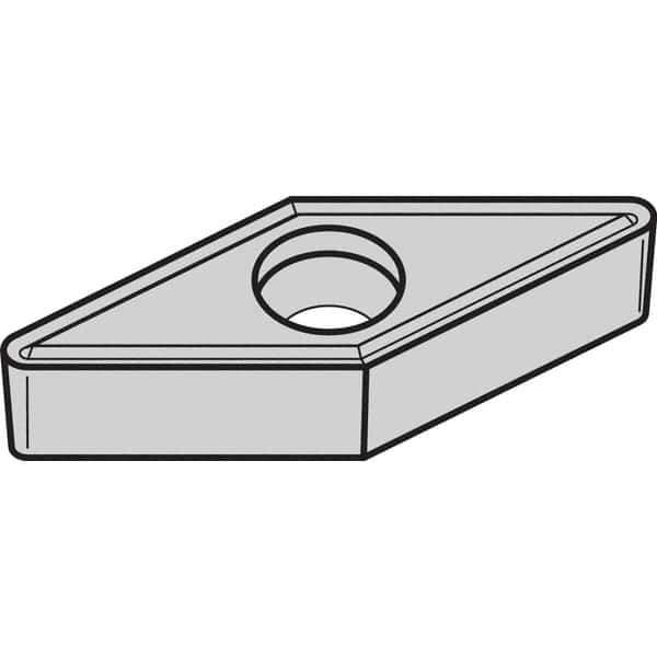 Kennametal - VBMT331 LF Grade KCP30 Carbide Turning Insert - TiCN/Al2O3 Finish, 35° Diamond, 3/8" Inscr Circle, 3/16" Thick, 1/64" Corner Radius - Eagle Tool & Supply