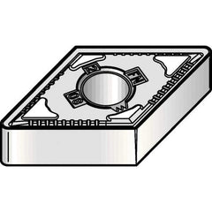 Kennametal - DNMG441 FN Grade KCP05 Carbide Turning Insert - TiCN/Al2O3 Finish, 55° Diamond, 1/2" Inscr Circle, 1/4" Thick, 1/64" Corner Radius - Eagle Tool & Supply