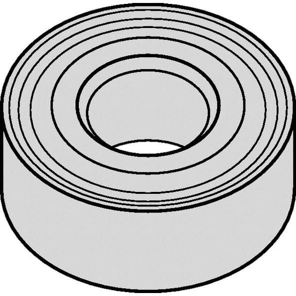 Kennametal - RNMG64 Grade KCP25 Carbide Turning Insert - TiCN/Al2O3 Finish, Round, 3/4" Inscr Circle, 1/4" Thick - Eagle Tool & Supply