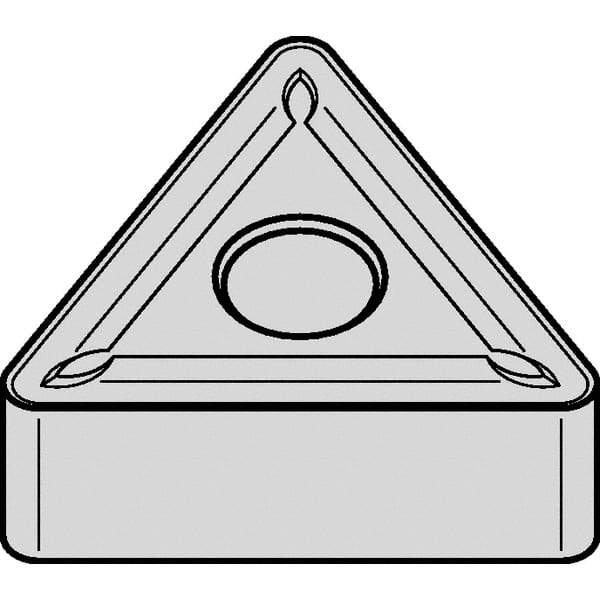 Kennametal - TNMG666 Grade KCP25 Carbide Turning Insert - TiCN/Al2O3 Finish, 60° Triangle, 3/4" Inscr Circle, 3/8" Thick, 3/32" Corner Radius - Eagle Tool & Supply