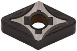 Kennametal - DNMG333 UN Grade KCK15 Carbide Turning Insert - TiCN/Al2O3 Finish, 55° Diamond, 3/8" Inscr Circle, 3/16" Thick, 3/64" Corner Radius - Eagle Tool & Supply