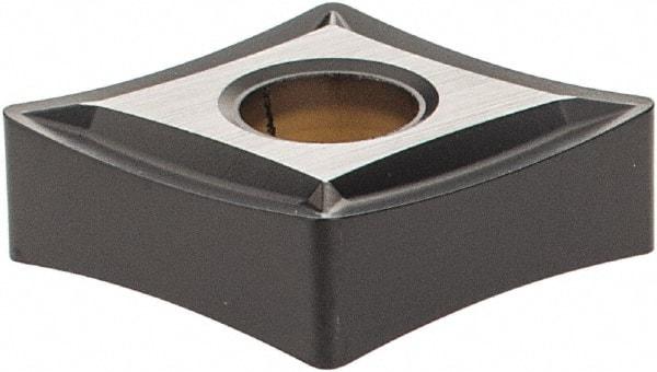 Kennametal - CNMP432 K Grade KCP25 Carbide Turning Insert - TiCN/Al2O3 Finish, 80° Diamond, 1/2" Inscr Circle, 3/16" Thick, 1/32" Corner Radius - Eagle Tool & Supply