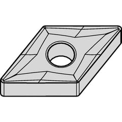 Kennametal - DNMG543 RM Grade KCP25 Carbide Turning Insert - TiCN/Al2O3 Finish, 55° Diamond, 5/8" Inscr Circle, 1/4" Thick, 3/64" Corner Radius - Eagle Tool & Supply