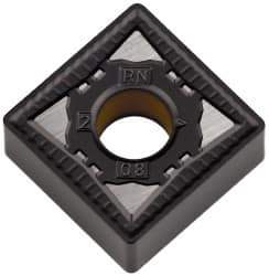 Kennametal - SNMG542 RN Grade KCP25 Carbide Turning Insert - TiCN/Al2O3 Finish, 90° Square, 5/8" Inscr Circle, 1/4" Thick, 1/32" Corner Radius - Eagle Tool & Supply