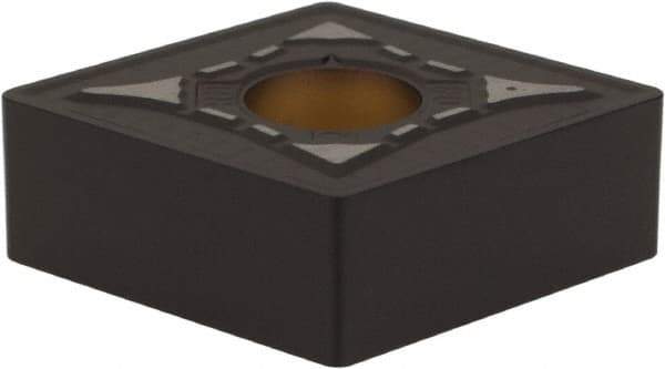 Kennametal - CNMG542 RN Grade KCP30 Carbide Turning Insert - TiN/TiCN/Al2O3 Finish, 80° Diamond, 5/8" Inscr Circle, 1/4" Thick, 1/32" Corner Radius - Eagle Tool & Supply