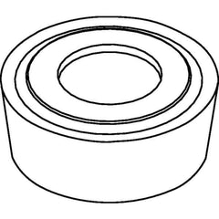 Kennametal - RCMT1204M0 Grade KCP30 Carbide Turning Insert - TiN/TiCN/Al2O3 Finish, Round, 12mm Inscr Circle, 3/16" Thick - Eagle Tool & Supply
