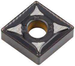Kennametal - CNMG542 MN Grade KCP30 Carbide Turning Insert - TiN/TiCN/Al2O3 Finish, 80° Diamond, 5/8" Inscr Circle, 1/4" Thick, 1/32" Corner Radius - Eagle Tool & Supply
