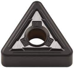 Kennametal - TNMG333 RP Grade KCK20 Carbide Turning Insert - TiCN/Al2O3 Finish, 60° Triangle, 3/8" Inscr Circle, 3/16" Thick, 3/64" Corner Radius - Eagle Tool & Supply
