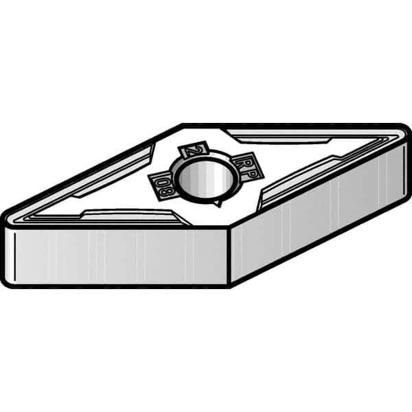 Kennametal - VNMG333 RP Grade KCK20 Carbide Turning Insert - TiCN/Al2O3 Finish, 35° Diamond, 3/8" Inscr Circle, 3/16" Thick, 3/64" Corner Radius - Eagle Tool & Supply
