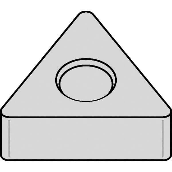 Kennametal - TNMA433 NONE Grade KCK15B Carbide Turning Insert - TiOCN Finish, 60° Triangle, 1/2" Inscr Circle, 3/16" Thick, 3/64" Corner Radius - Eagle Tool & Supply