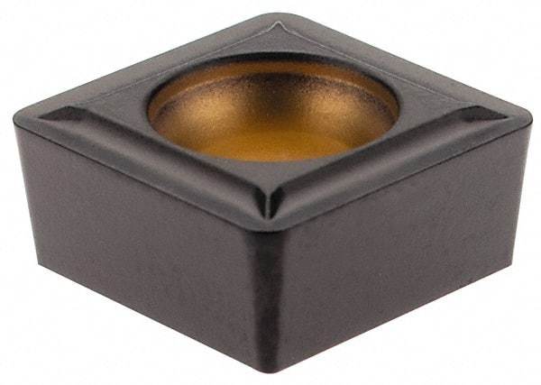 Kennametal - SCMT32.52 LF Grade KCM25 Carbide Turning Insert - TiN/TiCN/Al2O3 Finish, 90° Square, 3/8" Inscr Circle, 5/32" Thick, 1/32" Corner Radius - Eagle Tool & Supply