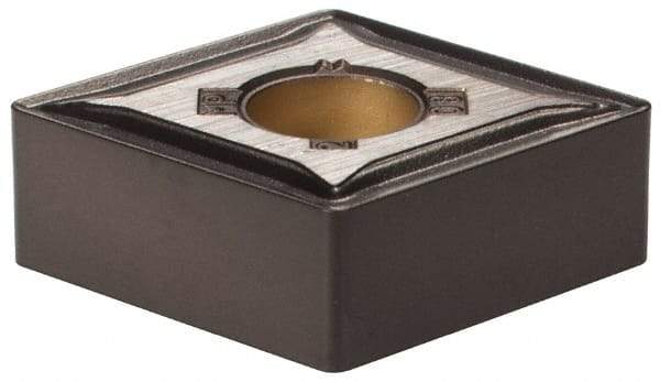 Kennametal - CNMG542 MP Grade KCM25 Carbide Turning Insert - TiN/TiCN/Al2O3 Finish, 80° Diamond, 5/8" Inscr Circle, 1/4" Thick, 1/32" Corner Radius - Eagle Tool & Supply