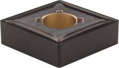 Kennametal - CNMG642 MP Grade KCM25 Carbide Turning Insert - TiN/TiCN/Al2O3 Finish, 80° Diamond, 3/4" Inscr Circle, 1/4" Thick, 1/32" Corner Radius - Eagle Tool & Supply