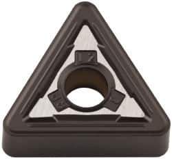Kennametal - TNMG333 RP Grade KCM25 Carbide Turning Insert - TiCN/Al2O3 Finish, 60° Triangle, 3/8" Inscr Circle, 3/16" Thick, 3/64" Corner Radius - Eagle Tool & Supply