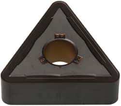 Kennametal - TNMG666 RP Grade KCM25 Carbide Turning Insert - TiCN/Al2O3 Finish, 60° Triangle, 3/4" Inscr Circle, 3/8" Thick, 3/32" Corner Radius - Eagle Tool & Supply