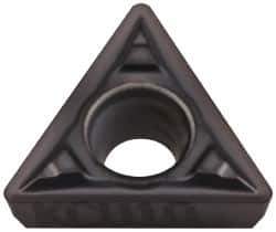 Kennametal - TPMT1.81.51 FP Grade KC5010 Carbide Turning Insert - TiAlN Finish, 60° Triangle, 7/32" Inscr Circle, 3/32" Thick, 1/64" Corner Radius - Eagle Tool & Supply